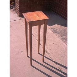 Square Oak Plant Stand or Table #1154009