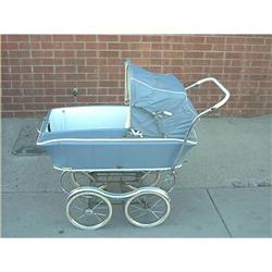 Blue Vintage Baby Carriage  #1154011