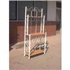 Image 1 : White Wrought Iron Baker's Rack #1154012