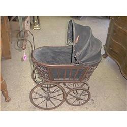 Miniature Vintage Baby Carriage #1154013