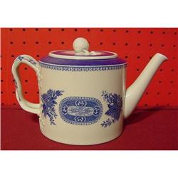 COPELAND SPODE FITZHUGH BLUE DRUM TEAPOT AND #1154015