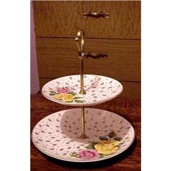 Hanley England 2 Tier Cake stand #1154083