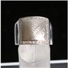 Image 1 : Estate Hallmarked Diamond Designer Gold Ring #1155532