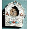 Image 1 : Portable Tibetan Silver Alter  Box or Shrine   #1155832