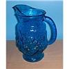 Image 1 : 2 qt. Cobalt blue pitcher w/ ice lip #1155859