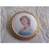 Image 1 : LOVELY VINTAGE LIMOGES LADY BROOCH #1156329