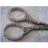 Image 1 : Ornate  Sterling Silver Antique Scissors #1156434