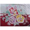 Image 1 : SHABBY CHIC 1940s PANSIES PRINTED TABLECLOTH  #1156492