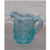 Image 1 : Blue Opalescent Pitcher with Cherries #1156527