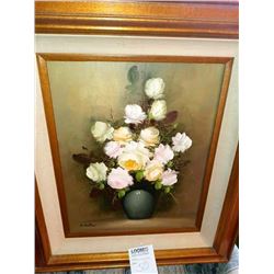 ORIGINAL OIL ON CANVAS FRAMED PAINTING SIGNED  BY A. JULIA