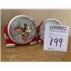 Image 3 : PAIR OF MICKEY MOUSE ALARM CLOCKS