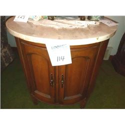 MARBLE TOP ROUND STAND