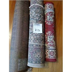 3 ORIENTAL RUNNER CARPETS