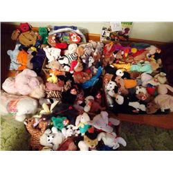 LARGE LOT OF BEANIE BABIES, 6 BOXES