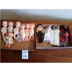 BUNDLE LOT: VINTAGE DOLL LOT, 2 BOXES