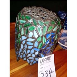 STAINED GLASS LEADED SHADE