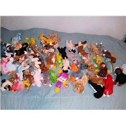 50+ BEANIE BABY LOT, MOST WITH TAGS