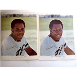 WILLIE STARGELL 1971 ARCO 8 X 10 AUTOGRAPHED PRINT