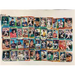 SET OF APPROXIMATELY 100 TOPPS BASEBALL CARDS