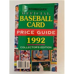 The Official Baseball Card Price Guide 1992