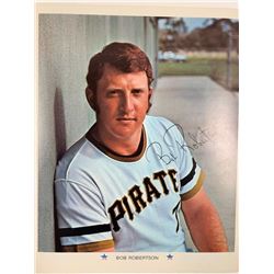 BOB ROBERTSON  1971 ARCO 8 X 10 AUTOGRAPHED PRINT