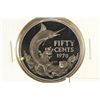 Image 1 : 1970 BAHAMAS 50 CENTS SILVER PROOF .2667 OZ. ASW