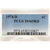 Image 3 : 1974-D LINCOLN CENT PCGS MS65RD