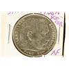 Image 1 : 1936-A GERMAN SILVER 5 MARKS WITH SWASTIKA