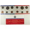 Image 1 : 1987 US MINT SET (UNC) P/D (WITH ENVELOPE)