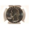 Image 1 : 1966 SMS WASHINGTON QUARTER NGC MS67