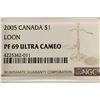 Image 3 : 2005 CANADA LOON DOLLAR NGC PF69 ULTRA CAMEO