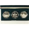 Image 2 : 1994 US VETERANS 3 COIN SILVER PROOF SET CONTAINS: