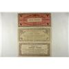 Image 2 : 3 PIECES OF WWII PHILIPPINES EMERGENCY CURRENCY