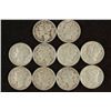 Image 1 : 10 ASSORTED 1930'S & 40'S MERCURY DIMES