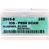 Image 3 : 2003-S SILVER ALABAMA QUARTER ICG PR69 DCAM