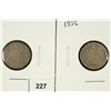 Image 1 : 1853 & 1856 SEATED LIBERTY DIMES
