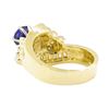 Image 3 : 2.06 ctw Blue Sapphire And Diamond Ring - 14KT Yellow Gold