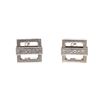 Image 1 : Bvlgari Sterling Silver 925 Square Logo Cufflinks