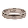 Image 1 : 0.25 ctw Diamond Men's Wedding Band - 18KT White Gold