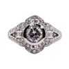 Image 1 : 1.06 ctw Diamond Ring - Platinum