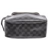 Image 4 : Louis Vuitton Damier Graphite Canvas Leather Toiletry Pouch Bag