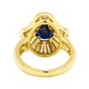 Image 3 : 2.90 ctw Sapphire and Diamond Ring - 18KT Yellow Gold