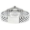 Image 8 : Rolex Mens Stainless Steel Gray Diamond & Sapphire 36MM Datejust Wristwatch