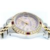 Image 8 : Rolex Ladies 2 Tone 14K Ice Pink Diamond & Ruby Datejust Wristwatch