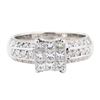 Image 2 : 0.96 ctw Diamond Ring - 14KT White Gold