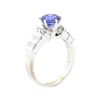 Image 4 : 2.21 ctw Sapphire And Diamond Ring - 14KT White Gold