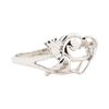 Image 1 : 0.02 ctw Diamond Ring - 10KT White Gold