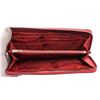 Image 7 : Hermes Sanguine Epsom Leather Silk'In Classic Wallet