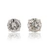 Image 2 : 1.92 ctw Diamond 18K White Gold Earrings