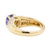 Image 3 : 2.15 ctw Blue Sapphire And Diamond Ring - 18KT Yellow Gold